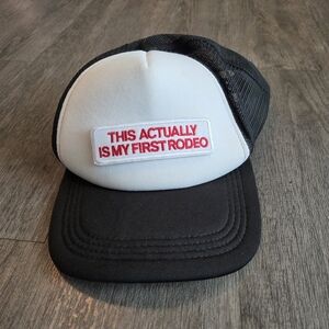 "My First Rodeo" Unisex Trucker Hat